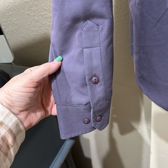 Christopher Banks purple button down shirt. Such a pretty purple. - Picture 3 of 4